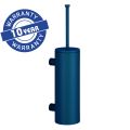 MERIDA STELLA BLUE LINE wall-mounted toilet brush, long "TUBE" with a lid, blue